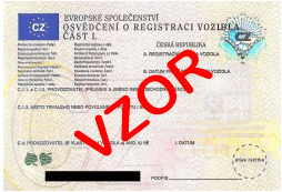 Malý technický průkaz – osvědčení o registraci vozidla